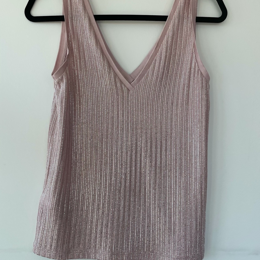 Pink knit tank from Ted baker size 0